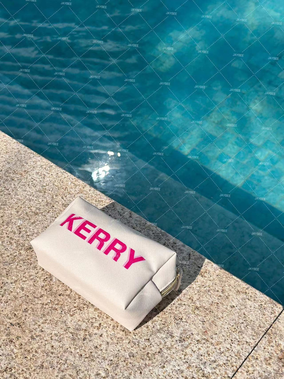 Unveiling Elegance: Personalize Your Beauty with JAYBEE's Shadow Monogram Cosmetic Bag Collection