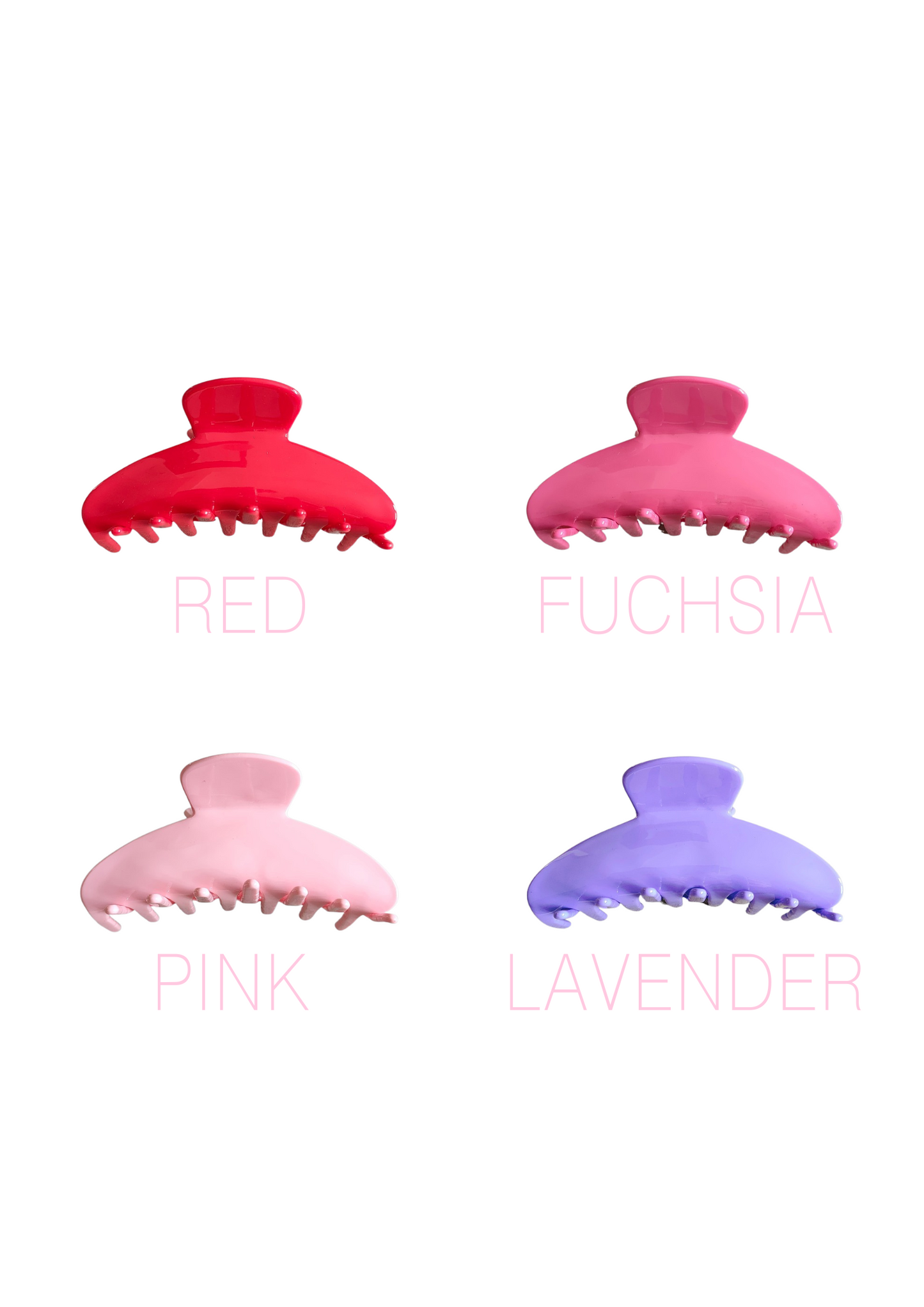 Name Hair Claw Clip