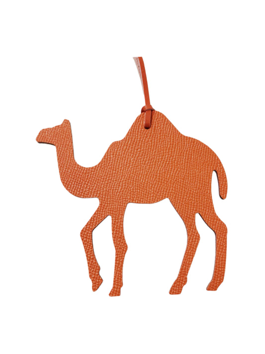 Leather Camel Bag Accessory ORANGE