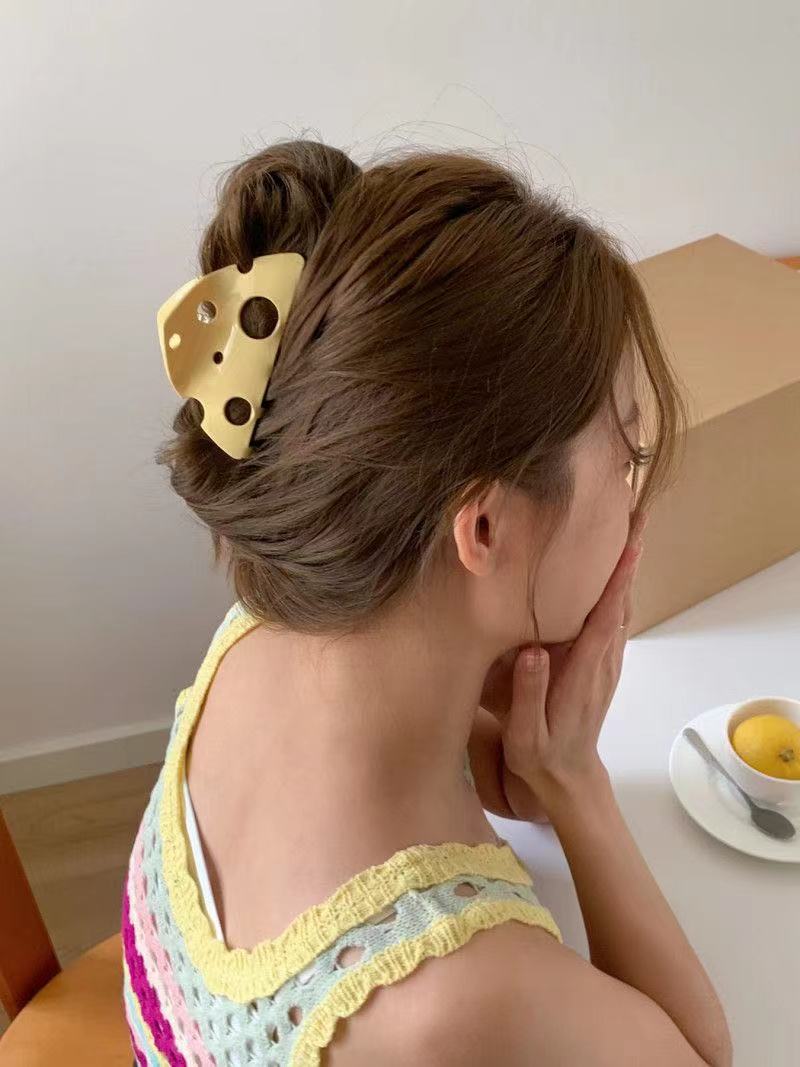 Say Cheese to Style : Cheddar Cheese Hair Claw