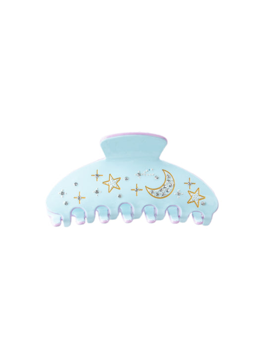 Star Moon Celestial Hair Claw Clip