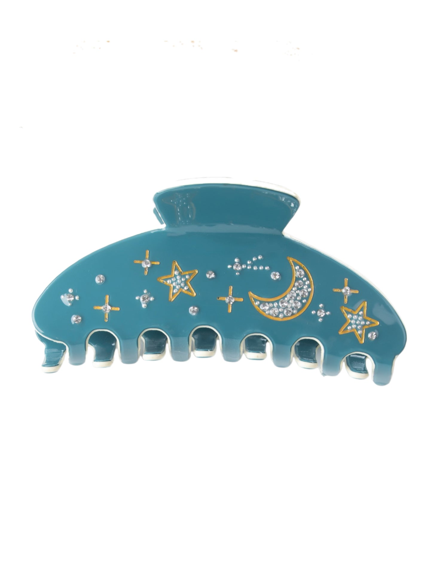 Star Moon Celestial Hair Claw Clip