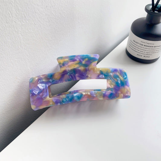 Purple Mermaid Large Hair Claw